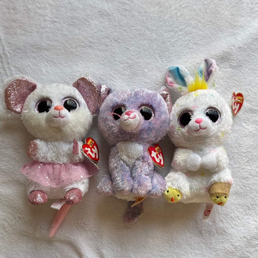 Ty beanie boos bundle of 3